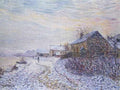 Snow Rifts Near The Seine A4 Photo Print