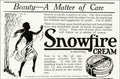 Snowfire Cream Vintage Vintage Retro Advert Poster A4 Photo Print