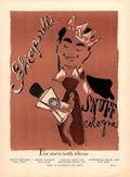 Snuff Perfume Cologne 1950s Vintage Retro Advert Poster
