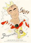 Snuff Perfume Poster 1950s Vintage Retro Advert Poster
