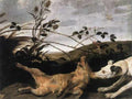 Snyders Frans Greyhound Catching A Young Wild Boar A4 Photo Print