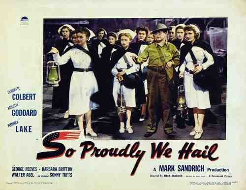  So Proudly We Hail 04 film star poster A4 Photo Print