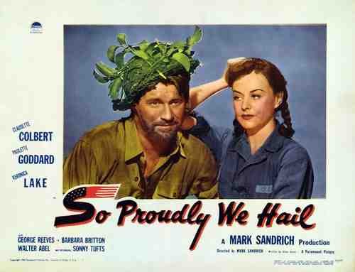  So Proudly We Hail 08 film star poster A4 Photo Print