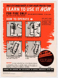 Soda Acid Fire American World War II Advert Poster
