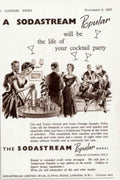 Sodastream Cocktail Party 1950s Vintage Retro Advert Poster
