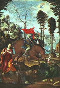 Sodoma St George And The Dragon A4 Photo Print