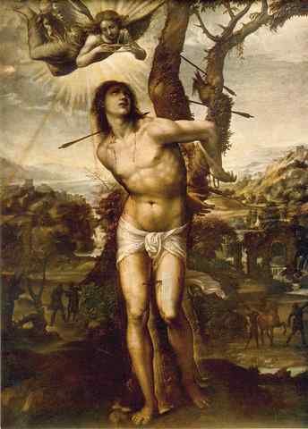 Sodoma St Sebastian A4 Photo Print