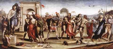 Sodoma The Rape of the Sabine Women A4 Photo Print