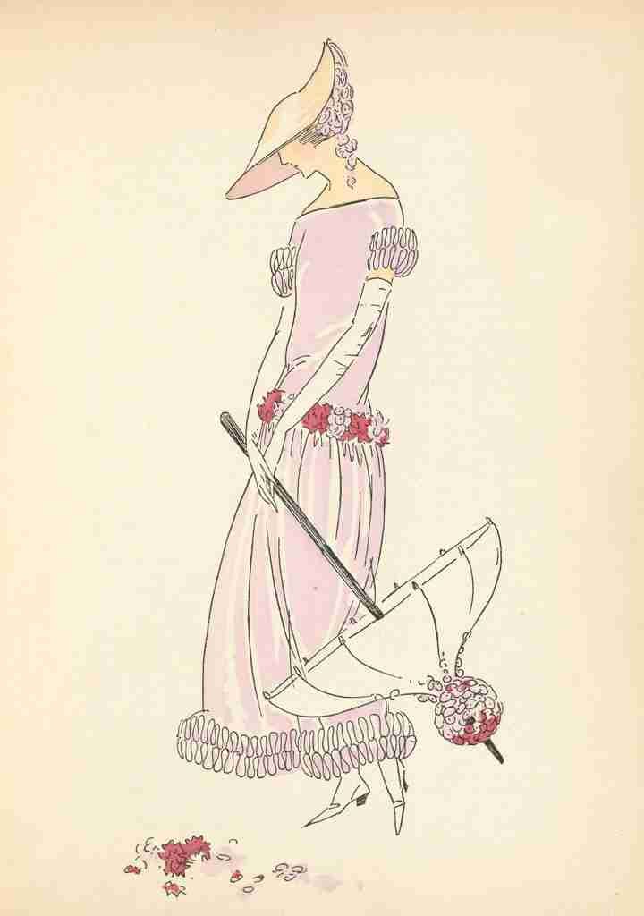 Soeurs David Gazette du Bon Ton 1921 Summer Gown 1 A4 Photo Print