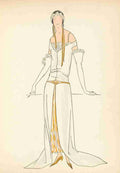 Soeurs David Gazette du Bon Ton 1921 Summer Gown 4 A4 Photo Print