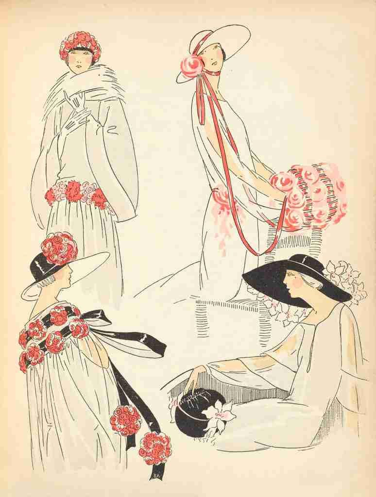 Soeurs David Gazette du Bon Ton 1921 Summer Gown 7 A4 Photo Print