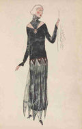 Soeurs David Gazette du Bon Ton 1922 Gown 4 A4 Photo Print