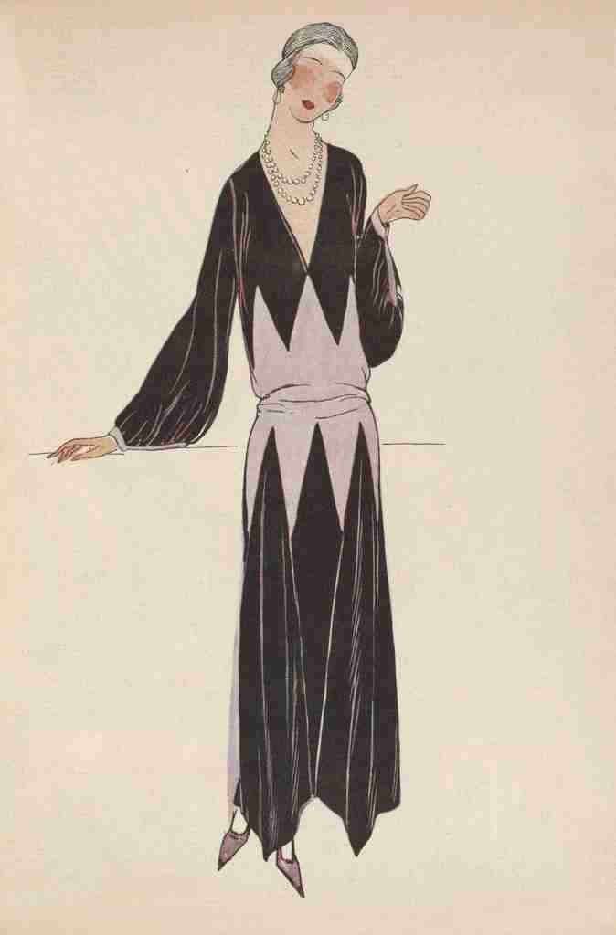 Soeurs David Gazette du Bon Ton 1922 Gown 6 A4 Photo Print