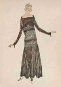Soeurs David Gazette du Bon Ton 1922 Gown 7 A4 Photo Print