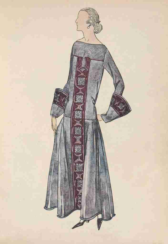 Soeurs David Gazette du Bon Ton 1922 Gown 8 A4 Photo Print