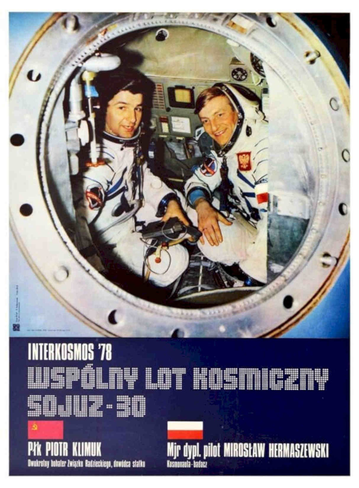Sojuz 30 Astronauts Vintage Retro Advert Poster A4 Photo Print