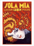 Sola Mia Luciano Mauzan 1930 Vintage Retro Advert Poster A4 Photo Print