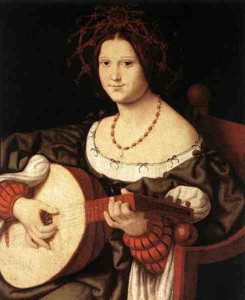 Solari Andrea The Lute Player A4 Photo Print