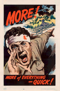 Soldier Battlefield More American World War II Advert Poster