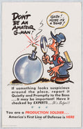 Soldier Bomb Report American World War II Advert Poster