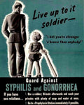 Soldier Boy Protection 1940s Vintage Retro Advert Poster