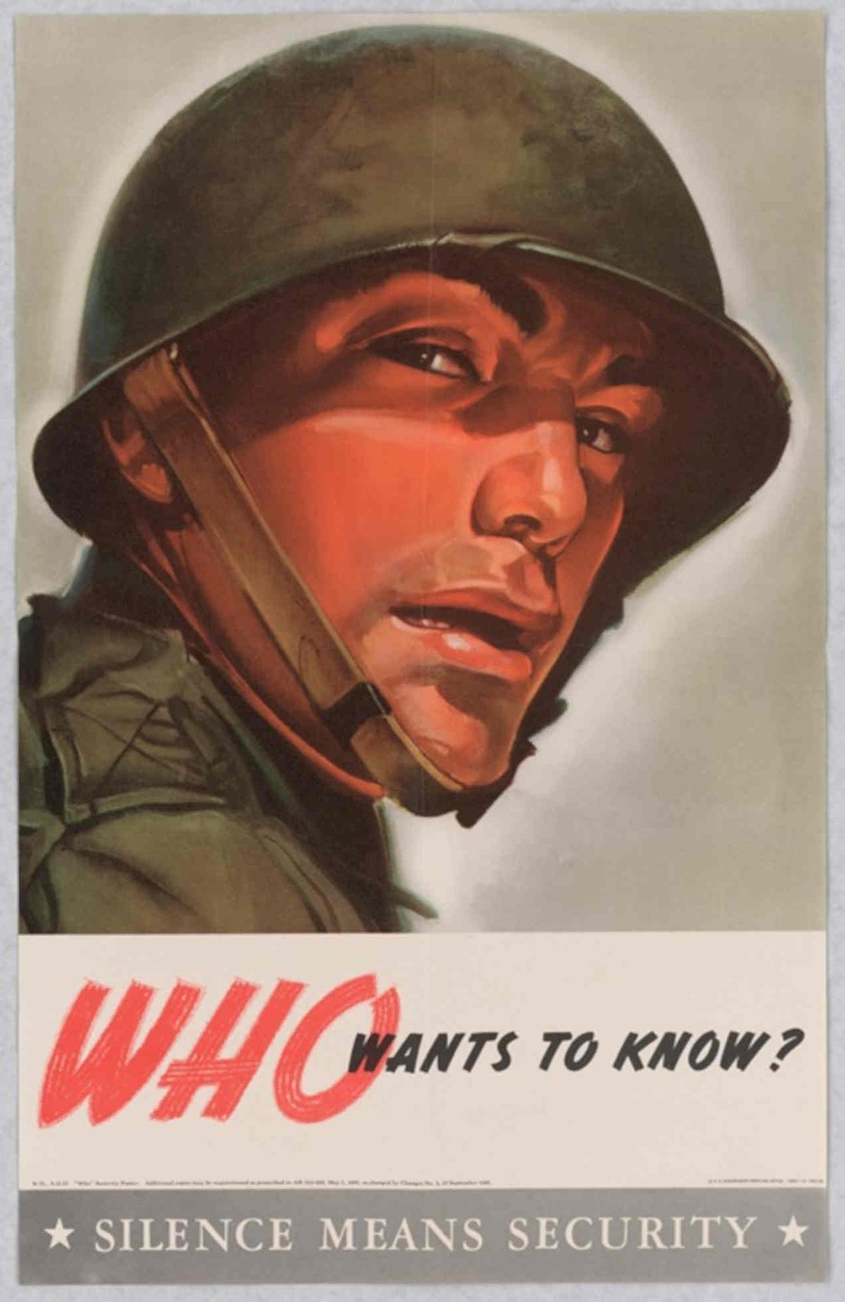Soldier Helmet Poster American World War II Advert Poster
