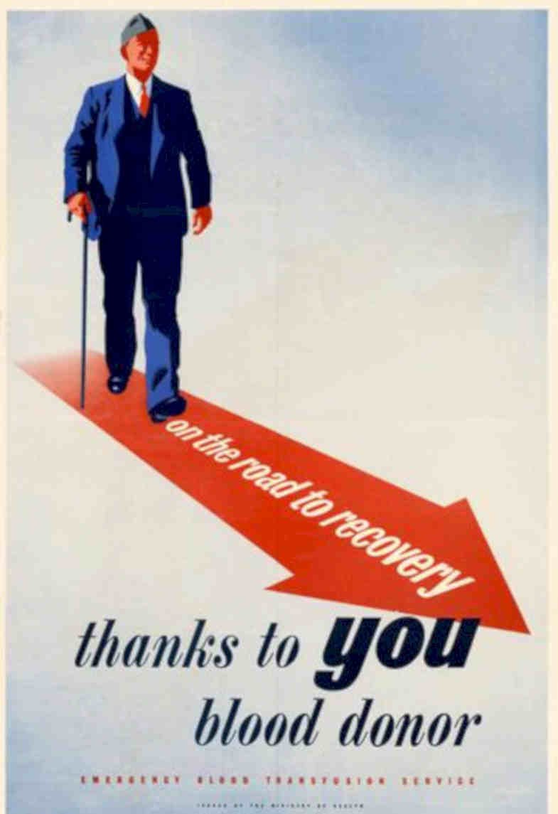 Soldier Recovery Blood Vintage Retro Advert Poster A4 Photo Print