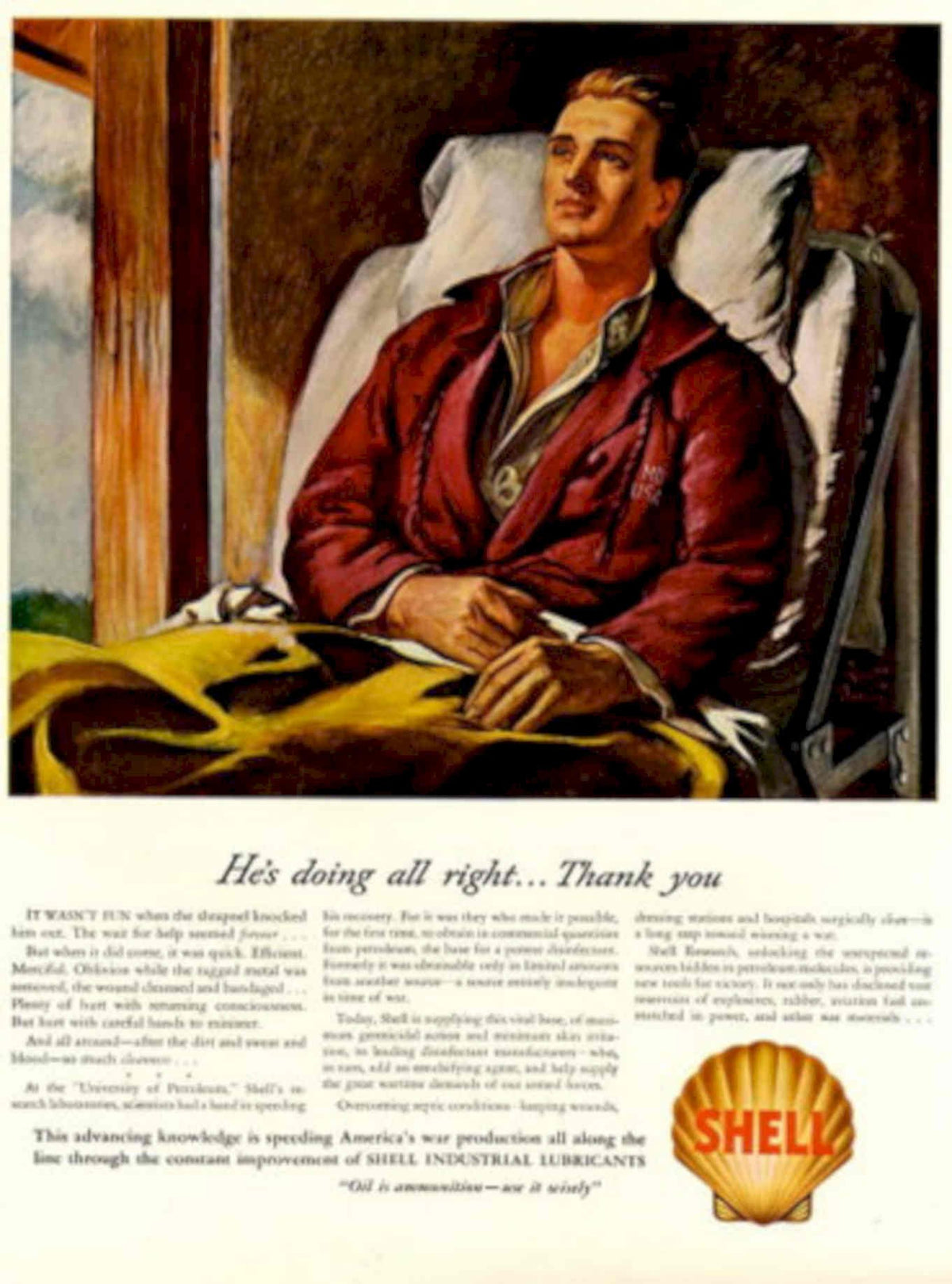 Soldier Red Jacket 1940s Vintage Retro Advert Poster