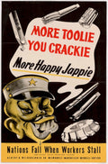 Soldier Tools Workers American World War II Advert Poster