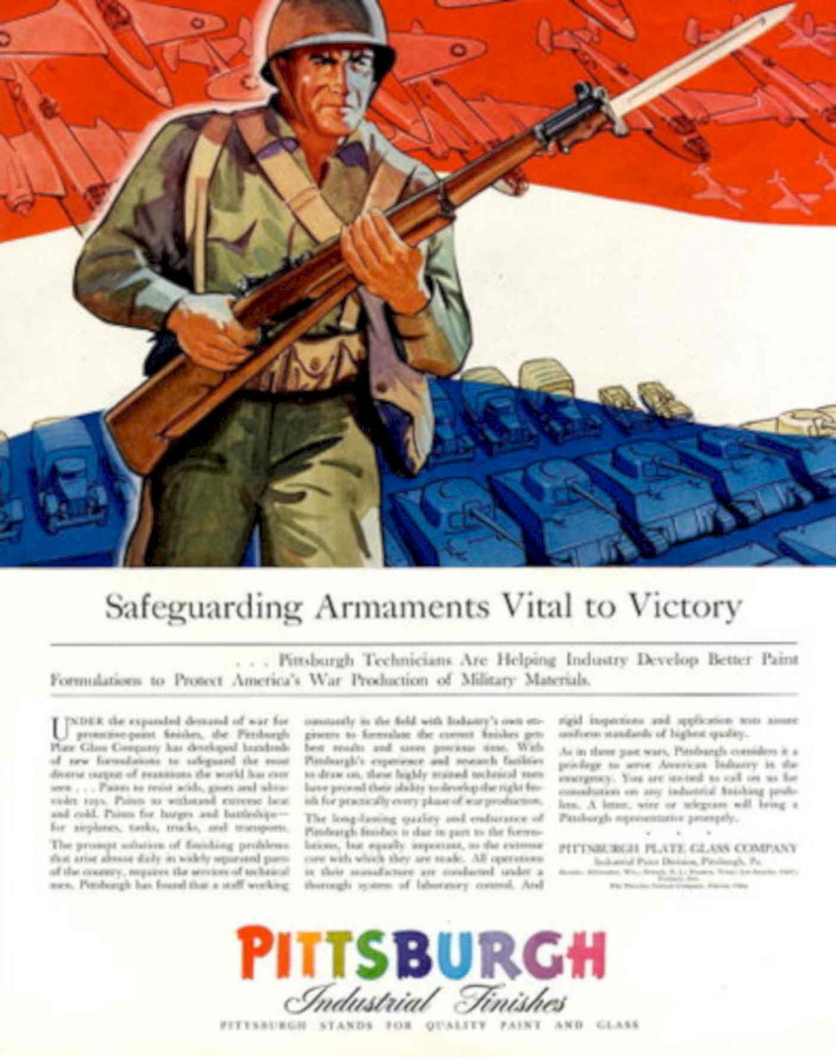 Soldier Vehicle Cityscape 1940s Vintage Retro Advert Poster