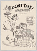Soldier Woman Diner American World War II Advert Poster