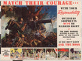 Soldiers Battle Palm American World War II Advert Poster