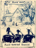 Soldiers Home Flag 1940s Vintage Retro Advert Poster
