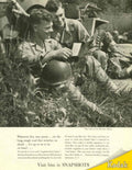 Soldiers Snapshot Kodak 2 1940s Vintage Retro Advert Poster