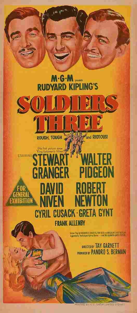 Soldiers Three 1951 03  film star poster A4 Photo Print