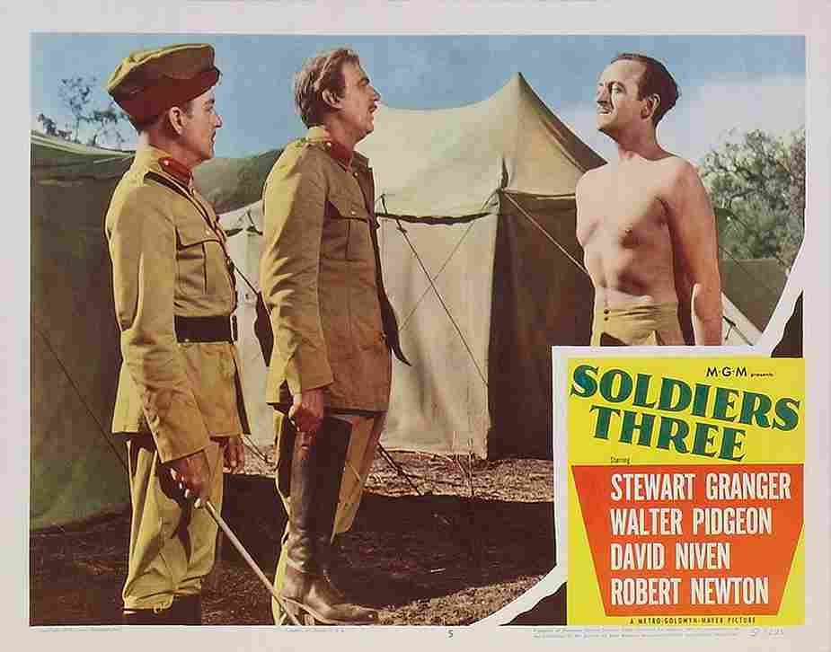 Soldiers Three 1951 06  film star poster A4 Photo Print