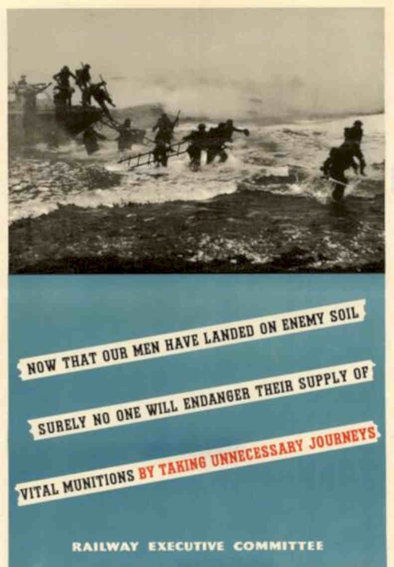 Soldiers Water Beach Vintage Retro Advert Poster A4 Photo Print