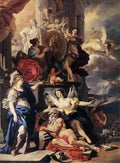 Solimena Francesco Allegory Of Reign A4 Photo Print