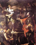 Solimena Francesco Rebecca And Eleazer A4 Photo Print