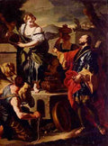Solimena Francesco Rebecca And Eliezer At The Well A4 Photo Print
