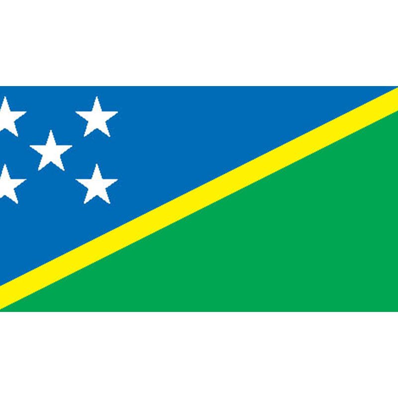 Solomanislands Flag N1842 A4 Photo Print