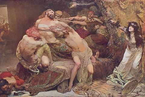 Solomon Solomon Samson And Delilah A4 Photo Print