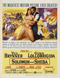 Solomon and Sheba 01  film star poster A4 Photo Print
