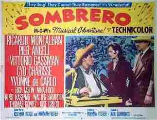 Sombrero 02  film star poster A4 Photo Print