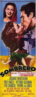 Sombrero 04  film star poster A4 Photo Print
