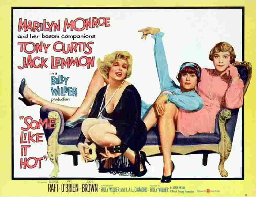 Some Like it Hot 1959 04  film star poster A4 Photo Print