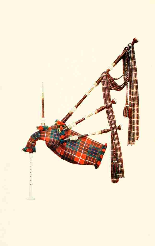 Some Reminiscences & the Bagpipe 1907 Bagpipes A4 Photo Print