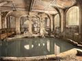 Somerset Bath Roman Cicular Bath Vintage A4 Photo Print