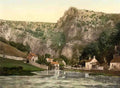 Somerset Cheddar Cliffs II Vintage A4 Photo Print