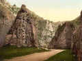 Somerset Cheddar Cliffs Vintage A4 Photo Print